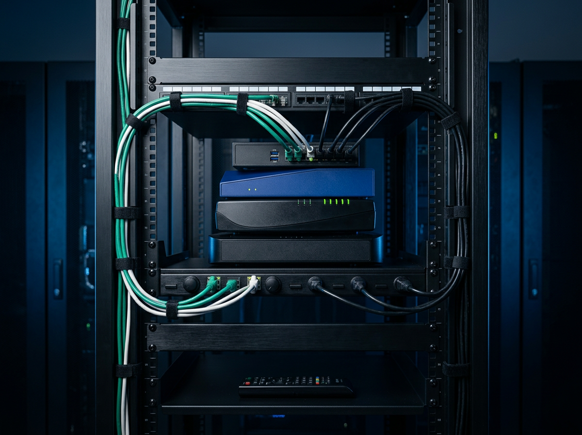 Business Firewall & Network Rack Buildout